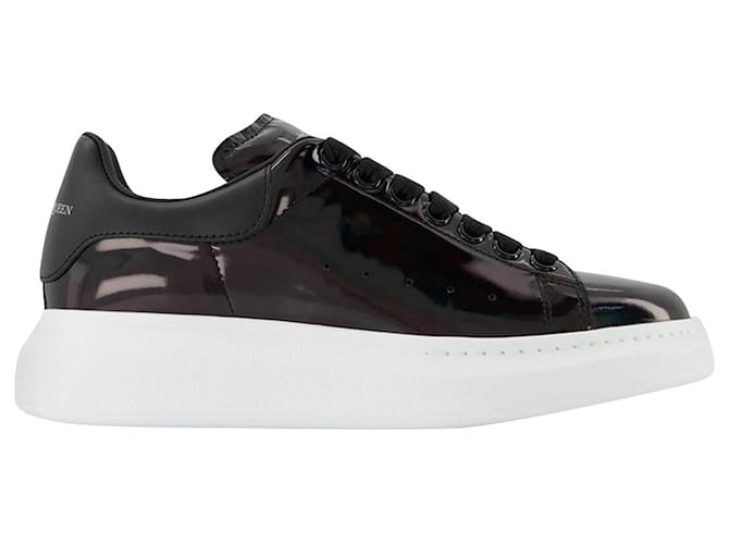 Oversized Sneakers - Alexander Mcqueen - Black/White - Leather Multiple colors  ref.731868