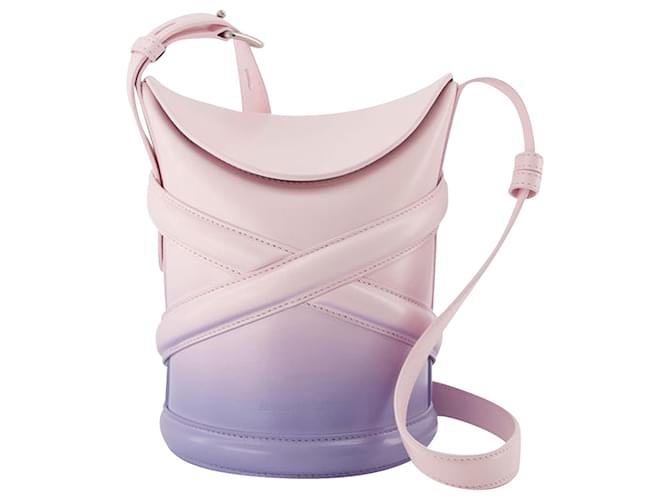 The Curve Hobo Bag - Alexander Mcqueen -  Lilac/Pink - Leather Multiple colors  ref.731891