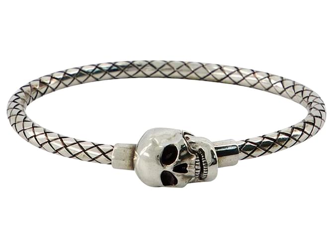 Metal Cord Bracelet - Alexander Mcqueen - Silver - Metal Silvery Metallic  ref.732124