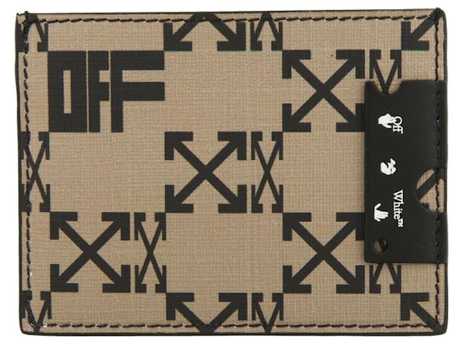 Off White Off-White Monogram Logo Bi-Fold Wallet Beige ref.732247 - Joli  Closet