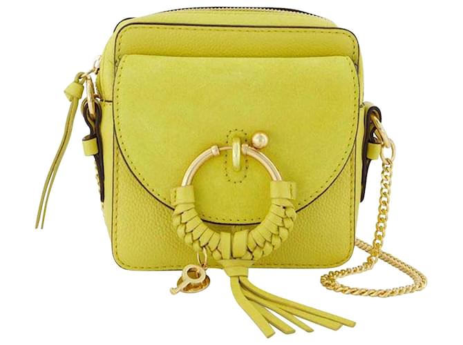 See by Chloé Joan Camera Bag - See By Chloe -  Retro Yellow - Leather  ref.732480