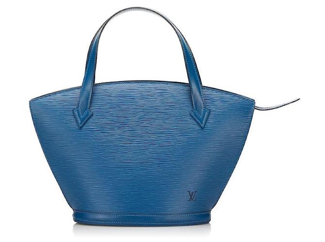 Louis Vuitton Epi Saint Jacques Uhr blau Leder Kalbähnliches Kalb  ref.732627