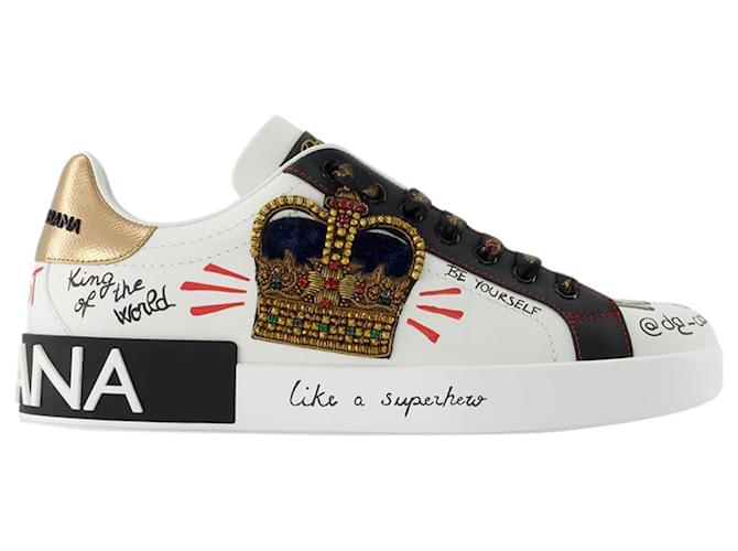 Portofino Sneakers - Dolce & Gabbana - Multi - Nylon Multiple colors  ref.732657