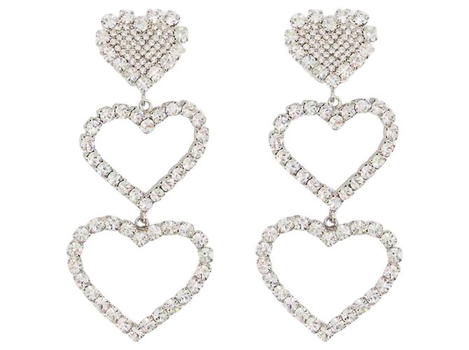 Orecchino Tre Cuori - Alessandra Rich - Argento - Ottone