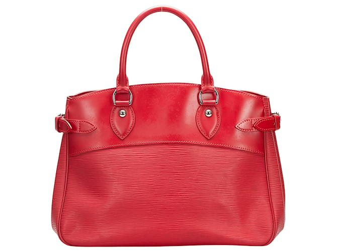 Louis Vuitton Passy Vermelho Couro  ref.732789