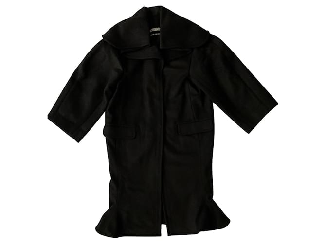 Jacquemus Oversized black wool coat  ref.732799