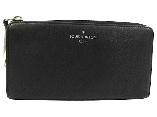 Louis Vuitton Portefeuille comète Schwarz Leder  ref.732865