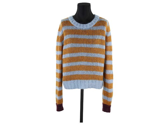 Leon & Harper Pullover/Strickjacke 38 Blau Wolle