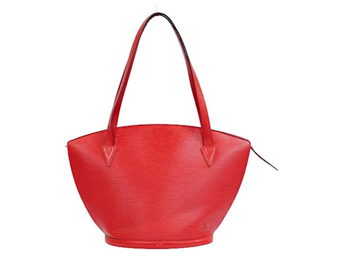 Louis Vuitton Saint Jacques Red Leather  ref.733026