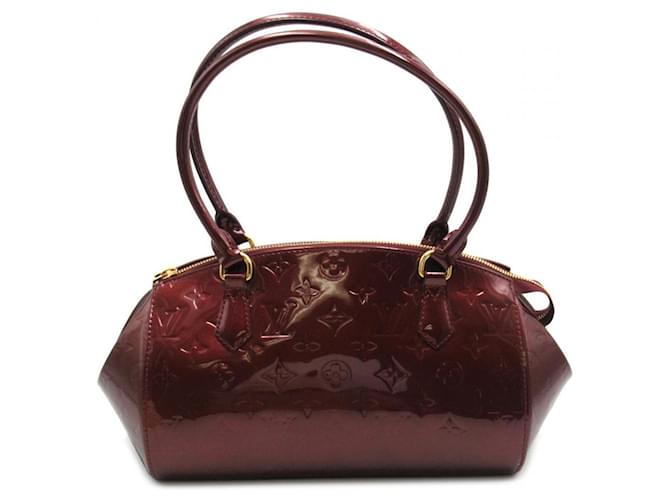 Louis Vuitton Red Monogram Vernis Sherwood PM Handbag Louis Vuitton