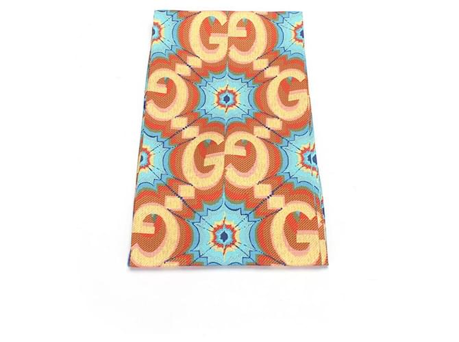 Gucci GG Printed Scarf 692032 Multiple colors Silk Cloth  ref.733201