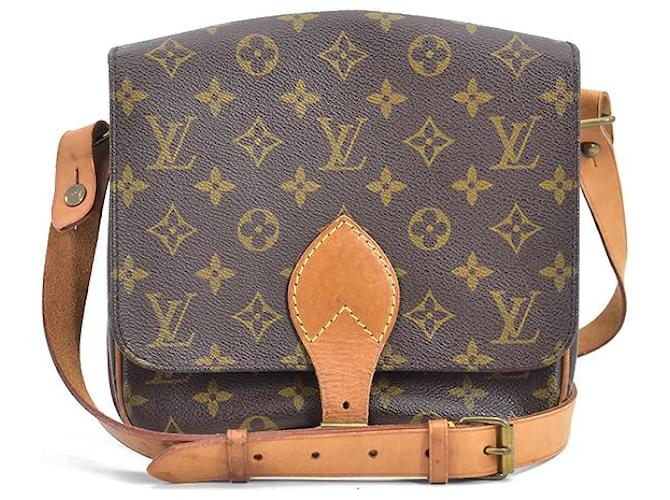 Louis Vuitton Monogram Cartouchiere GM M51252 Brown Cloth ref