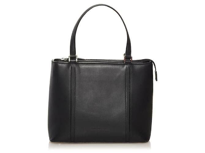 Burberry Leather Handbag Black Pony-style calfskin  ref.733309