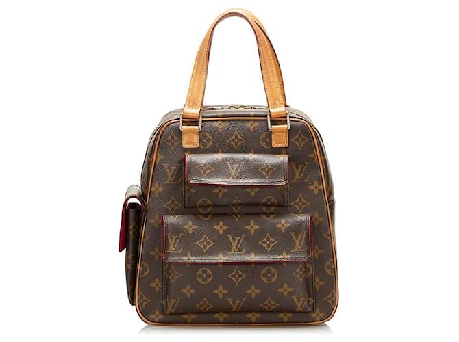 LOUIS VUITTON Monogram Excentri Cite Hand Bag M51161 LV Auth ro777