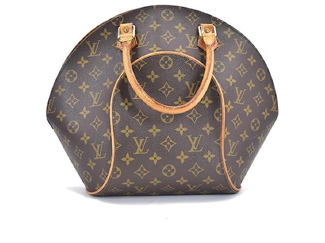 Brown Louis Vuitton Monogram Ellipse MM Handbag