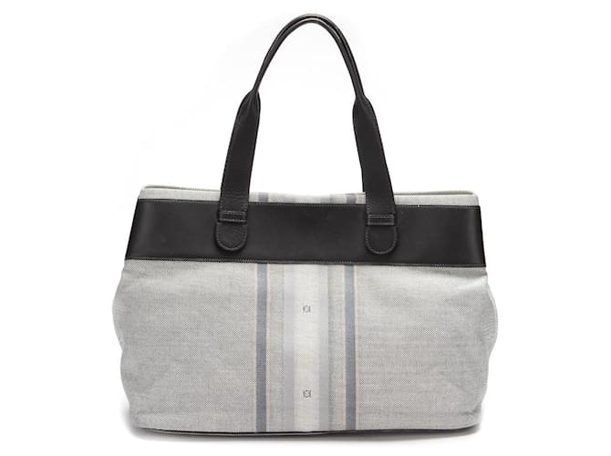Loewe Canvas Shopping Bag Grey Cloth  ref.733904