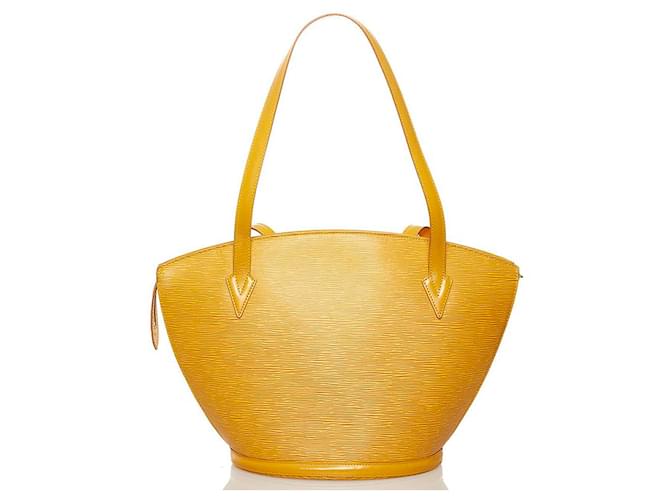 Louis Vuitton Epi Saint Jacques Long Strap Amarelo Bezerro-como bezerro  ref.734420