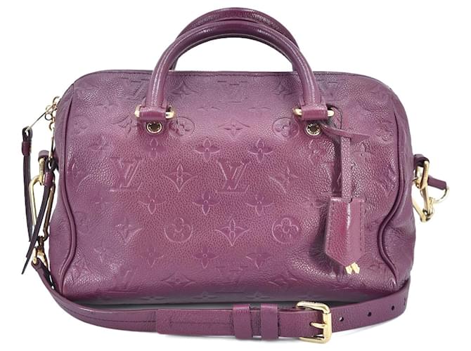 Louis Vuitton Purple Monogram Empreinte Speedy 25 Leather ref.300615 - Joli  Closet