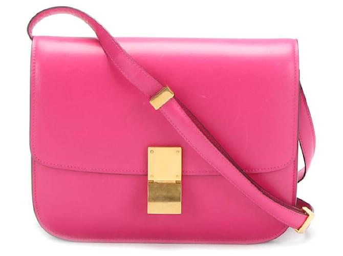 Céline Classic Box Bag Pink Pony-style calfskin  ref.734450