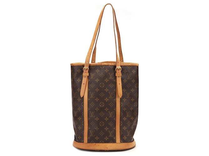 Louis Vuitton Monogram Bucket GM Brown Cloth  ref.734696
