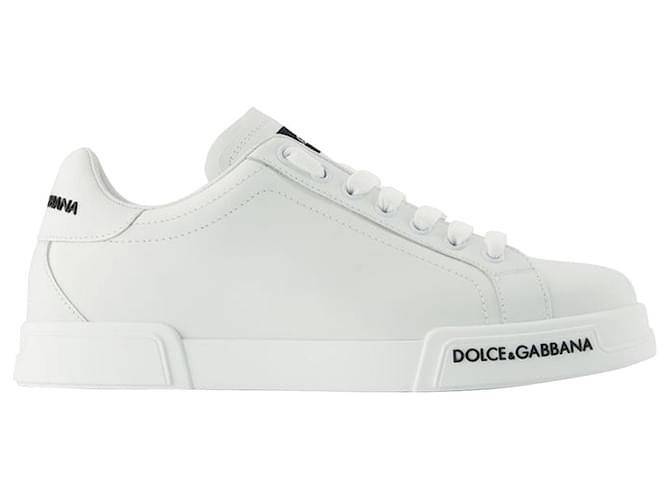 Portofino Sneakers - Dolce & Gabbana - White - Leather  ref.734951