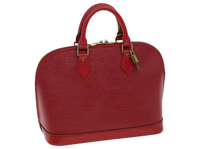 Louis Vuitton Alma Red Leather  ref.735058