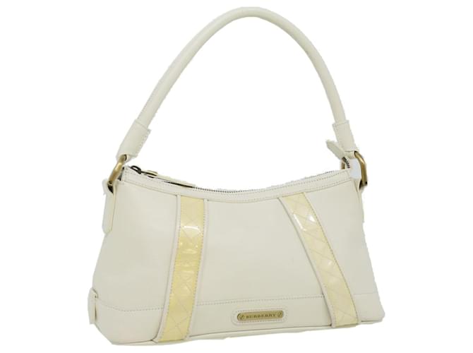 BURBERRY White Leather  ref.735138