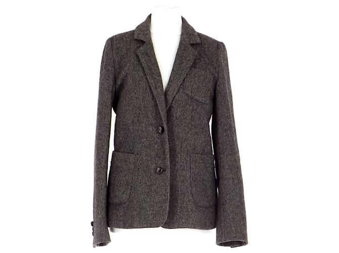 Ba&Sh Vest / Blazer Grey Wool  ref.735524