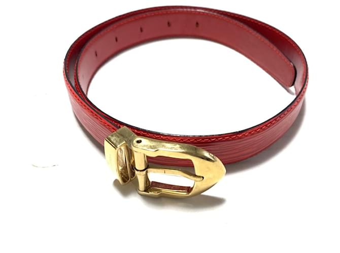 Louis Vuitton Red Leather ref.735533 - Joli Closet