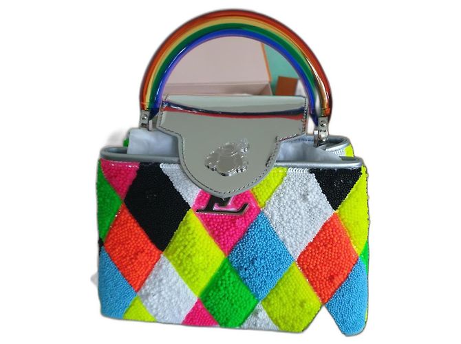 Louis Vuitton Capucines BB Artycapucines / Ugo Rodinone Multicor