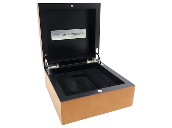 BOX FOR WATCH PANERAI OFFICINE LUMINOR RADIOMIR SUBMERSIBLE WOOD WATCH BOX Brown  ref.736016