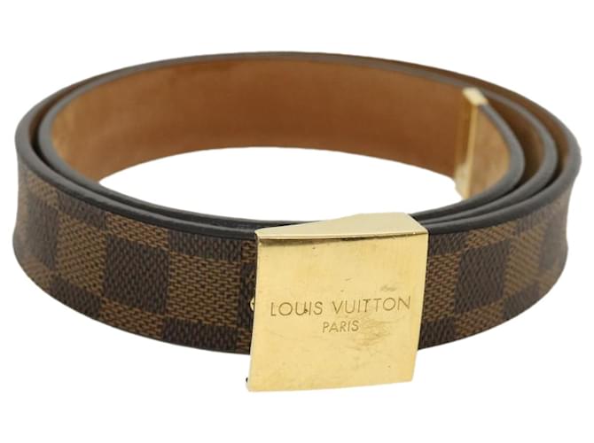Louis Vuitton Damier Graphite Initials Belt Size 100 CM