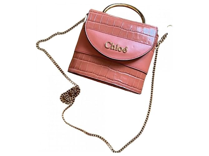 Chloé Abylock Pink Exotic leather  ref.736718