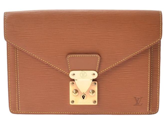 Louis Vuitton Sellier Drangonne Brown Leather  ref.736774