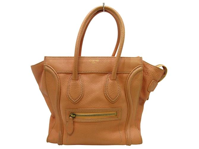 Céline Luggage Pink Leather  ref.736818