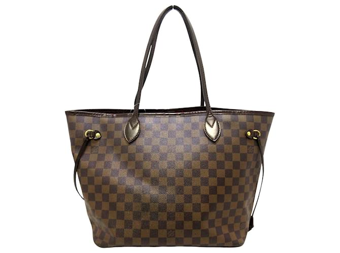 A black damier ebene canvas weekend bag by Louis Vuitton. - Bukowskis