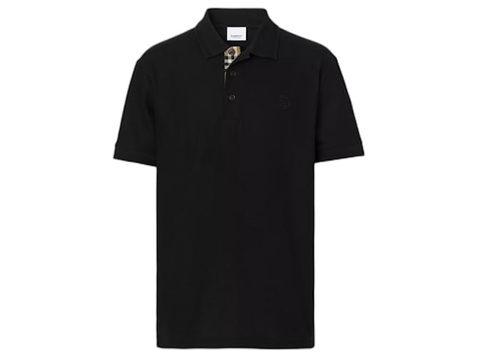 Burberry Classic polo shirt in organic cotton piqué size S Black  ref.737491