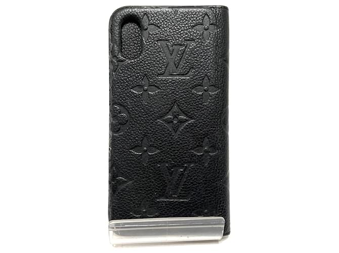 Louis Vuitton Iphone Case Black Leather ref.738435 - Joli Closet