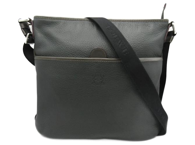 Loewe Leather Crossbody Bag Green Pony-style calfskin  ref.739011