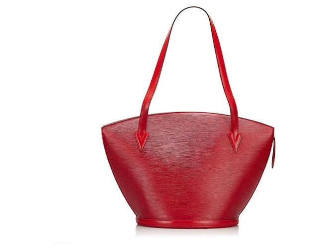 Louis Vuitton Epi Saint Jacques GM Long Strap Tote Bag Red Pony-style calfskin  ref.739021