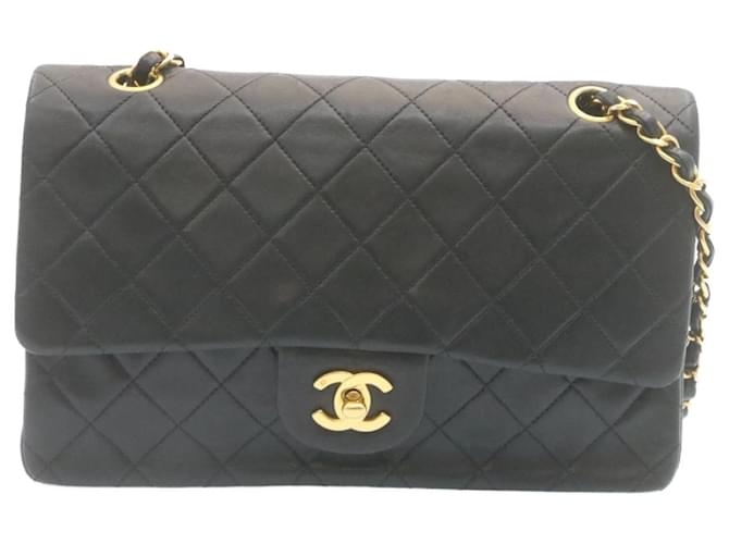 Chanel Timeless Black Leather  ref.739099