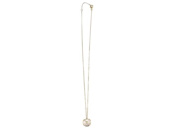 Cartier Amulette De Cartier Necklace in  Yellow Gold and White Mother-of-Pearl Metal  ref.739721