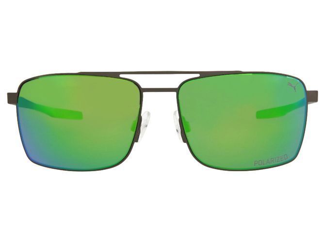 Puma Aviator-Style Metal Sunglasses
