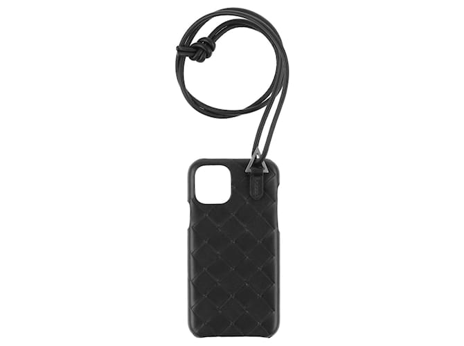 Bottega Veneta iPhone 11 Pro phone case Black Leather  ref.740071