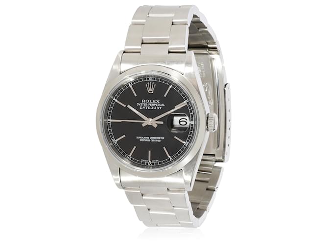 Rolex Datejust 16200 Men's Watch In  Stainless Steel  Grey  ref.740182
