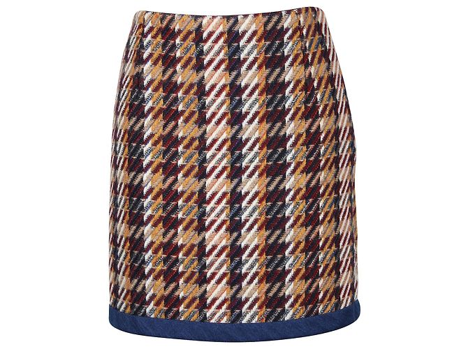 Minigonna Sandro 'Nasty' in Tweed in Cotone Multicolor