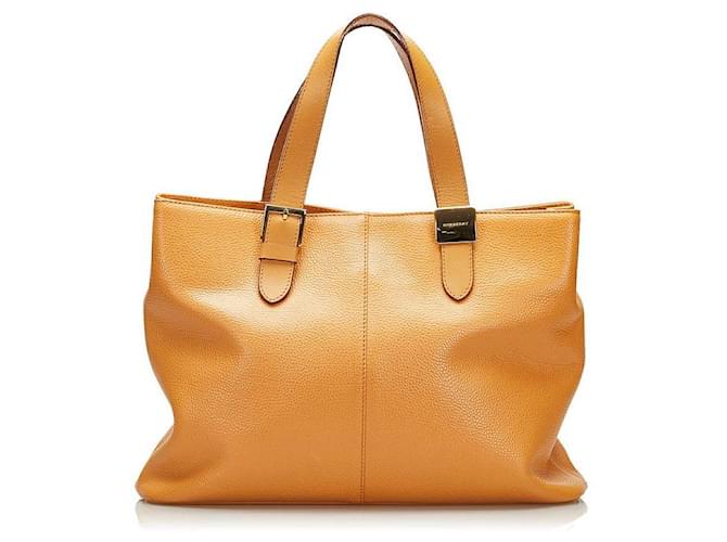 Burberry Calfskin Leather Handbags
