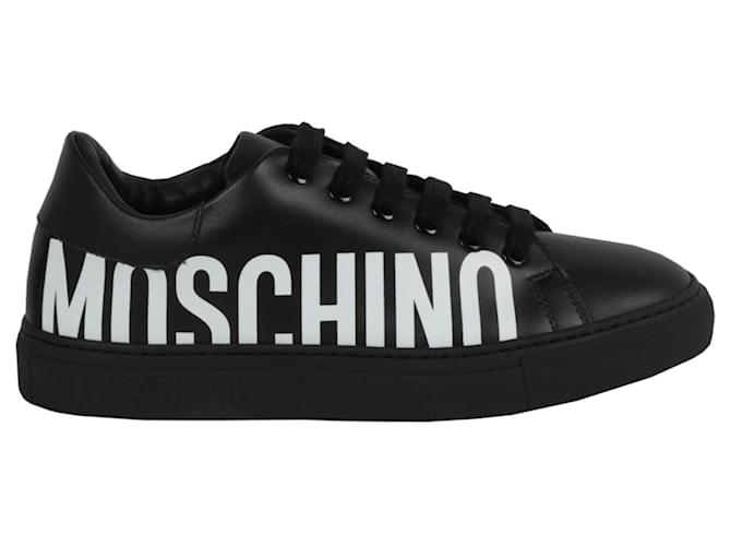 Moschino logo discount print sneakers