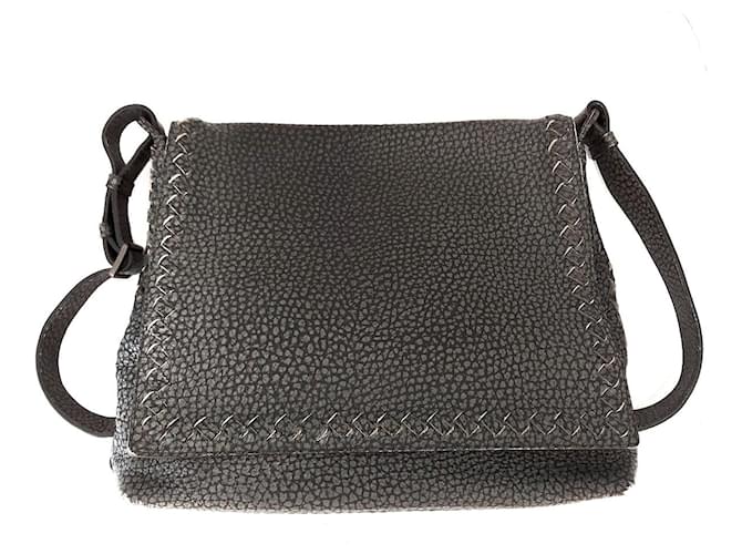 Bottega Veneta Intrecciato Black Leather  ref.740440