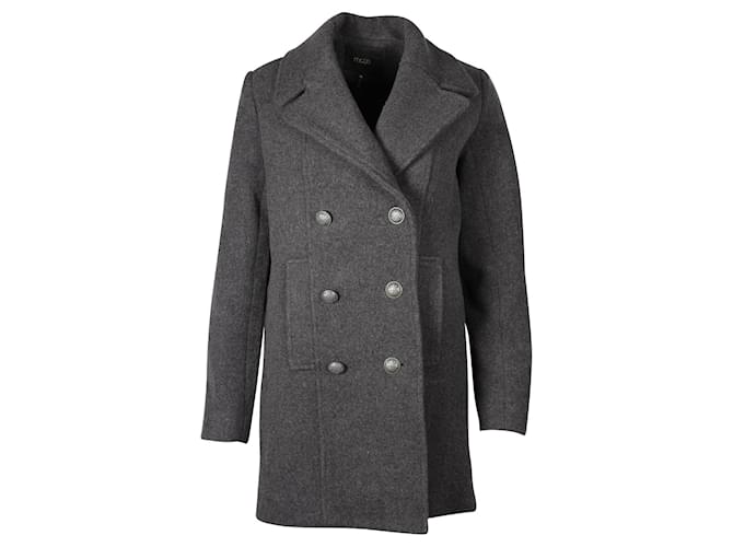 Dark grey winter on sale coat